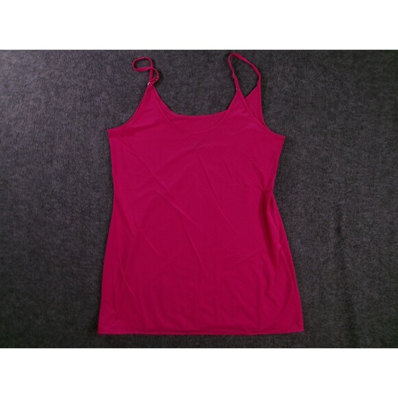 Jockey Cami Top Women Large Fuchsia Pink Base Layer Capsule Luxe Seamless Preppy - Picture 7 of 8